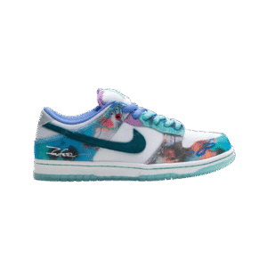 Nike SB Dunk Low x Futura Laboratories "Bleached Aqua" Sneakers