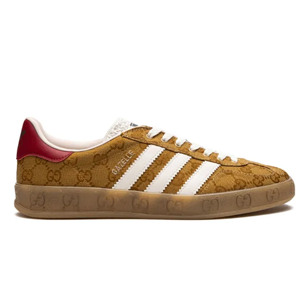 Gucci x Adidas Gazelle GG Monogram Beige Brown