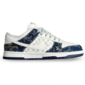 Louis Vuitton x Nike Air Jordan 1 Low "Monogram Denim" (Custom)