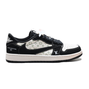 Louis Vuitton x Nike Air Jordan 1 Low “Panda Monogram” (Custom)