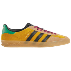 Adidas x Gucci Gazelle ‘Yellow  Velvet Green’