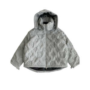 Louis Vuitton Monogram Embossed Hoodie Jacket